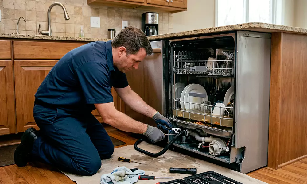Dishwasher Not Draining Repair in Huntersville, NC