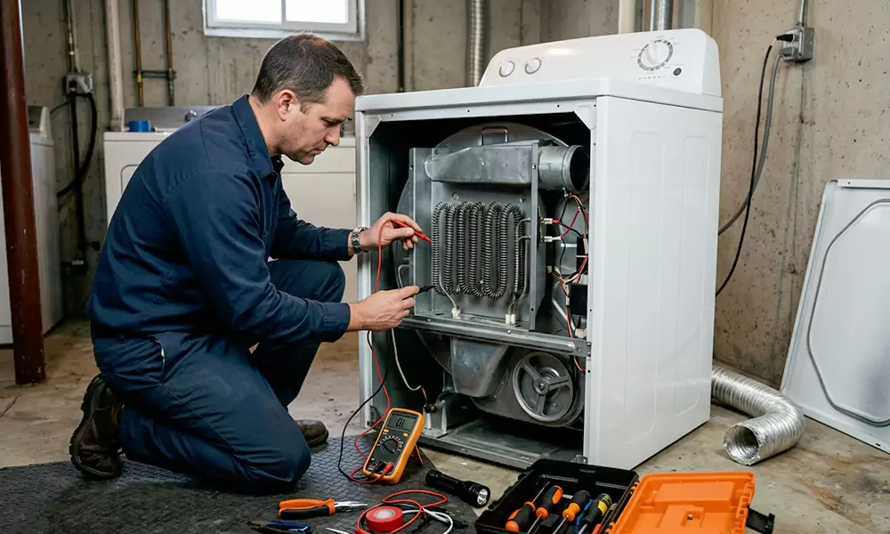 Dryer Not Heating Repair in Huntersville, NC
