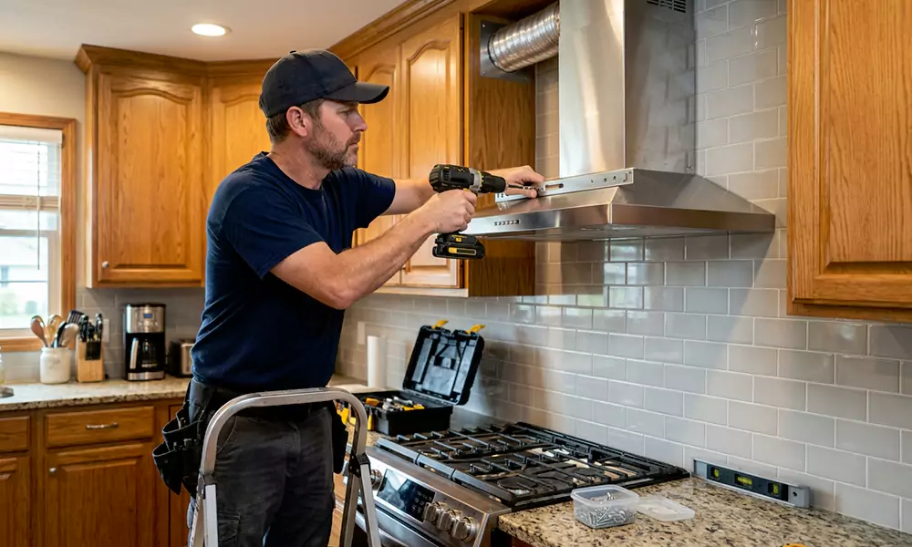 Range Hood Installation in Huntersville, NC