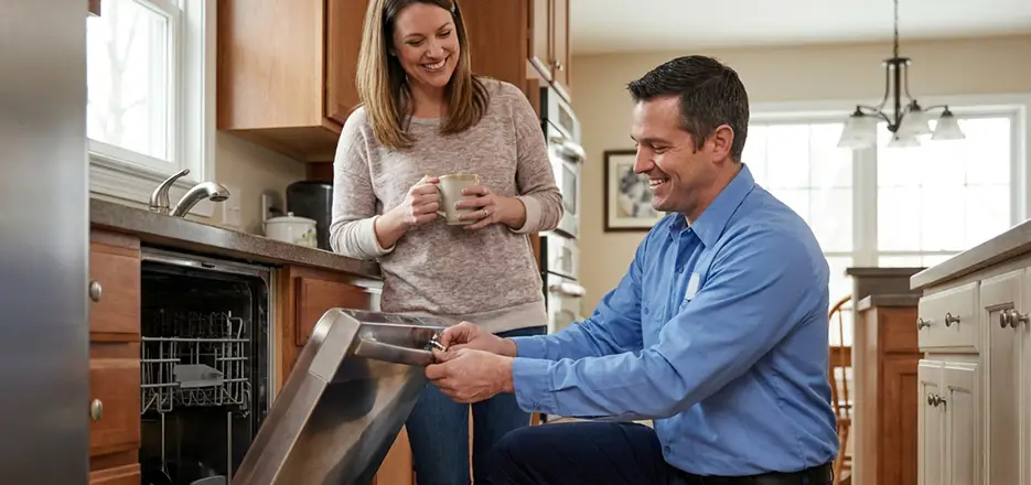 Dishwasher Latch Handle Replacement in Huntersville