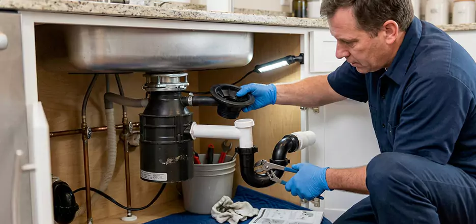 Garbage Disposal Splash Guard and Trap Installation in Huntersville