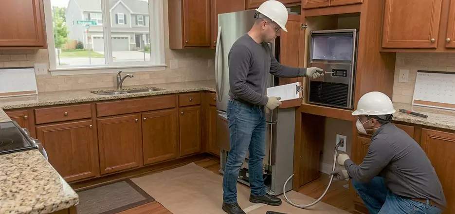 Emergency Ice Maker Water Line Installation in Huntersville